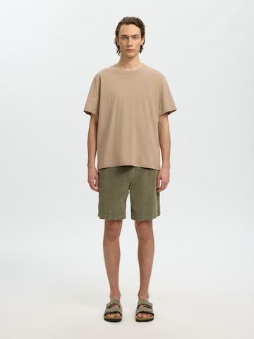 SELECTED Shirt 'Aspen' in Beige