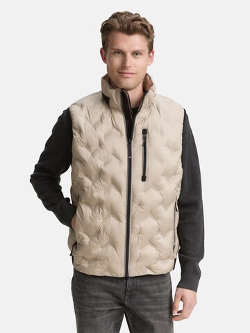 TOM TAILOR Bodywarmer in Bruin: voorkant