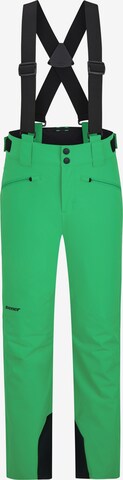 ZIENER Regular Workout Pants 'Axi' in Green: front