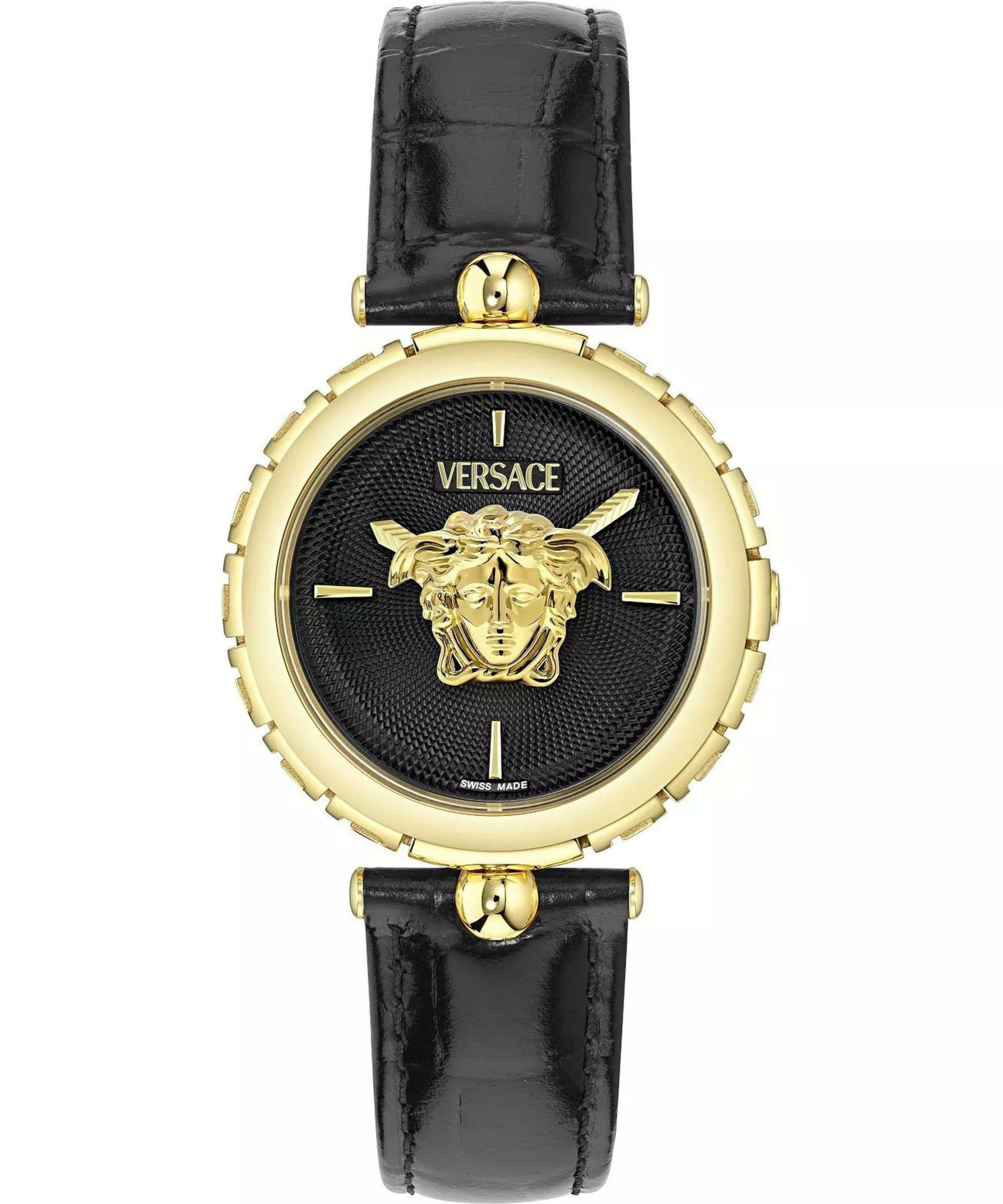 VERSACE Analoguhr in Gold: Vorderseite