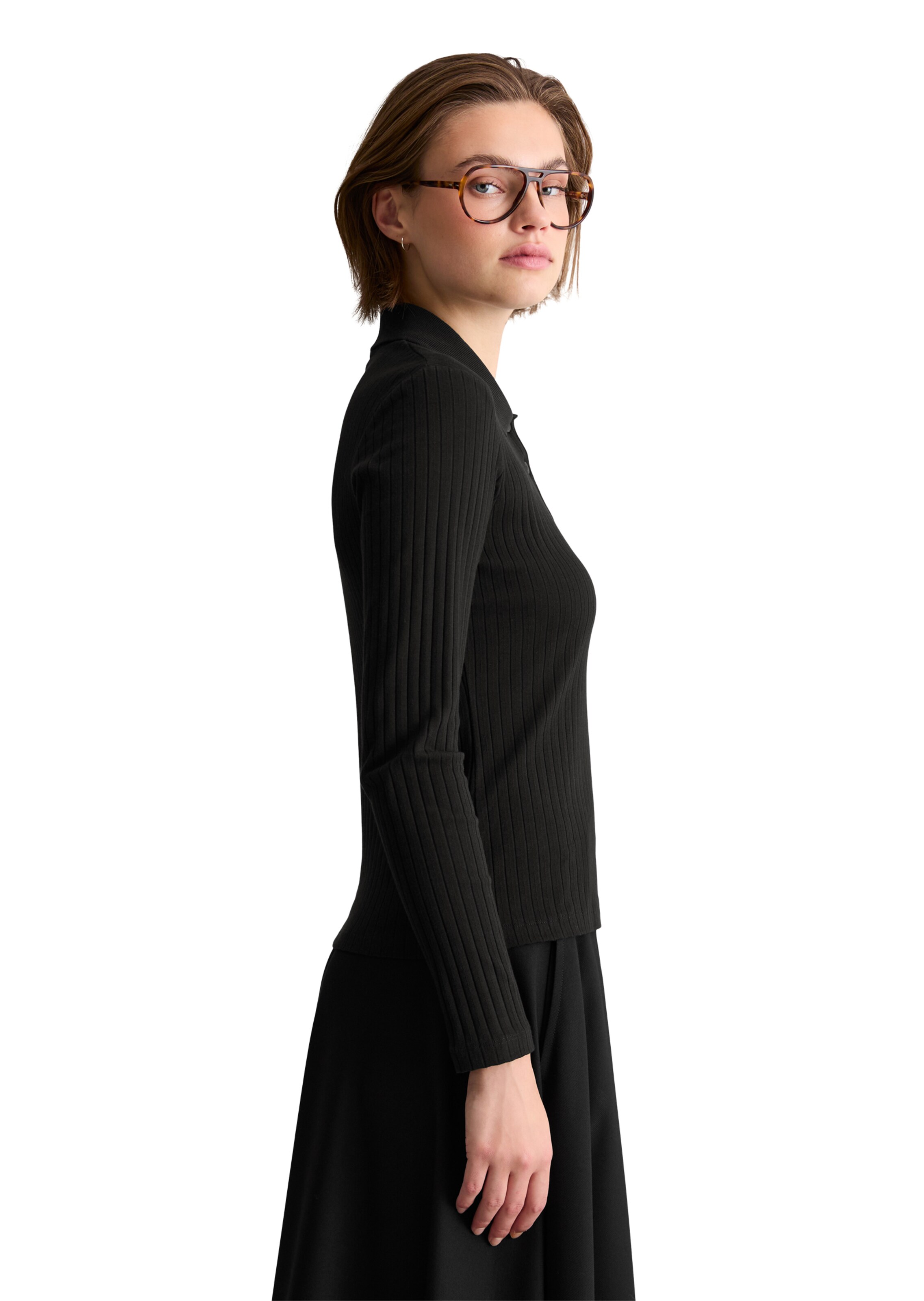 Marc O'Polo DENIM Shirt in Black: side