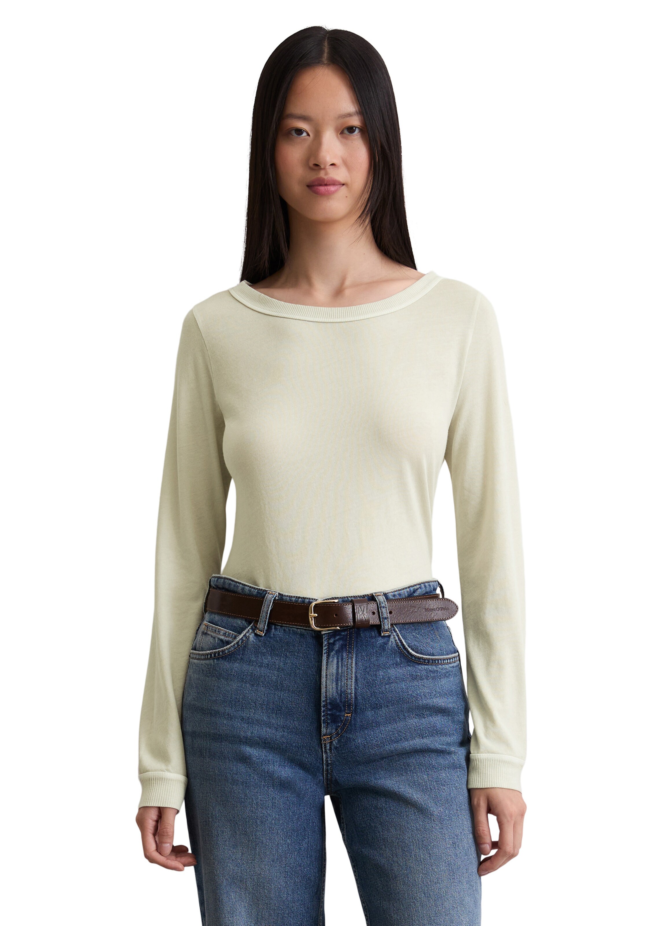 Marc O'Polo Shirt in Beige: Vorderseite