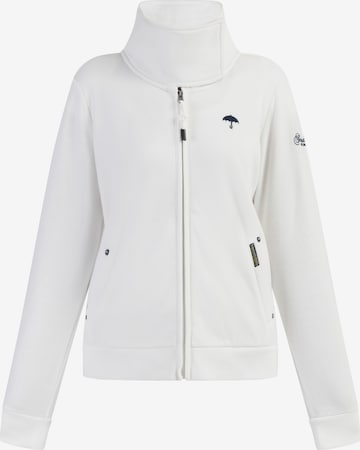 Schmuddelwedda Sweat jacket in White: front