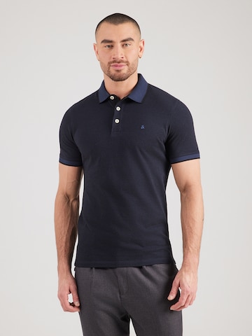 zils JACK & JONES T-Krekls 'JJEPaulos': no priekšpuses