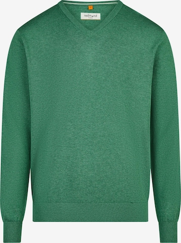 redmond Pullover 'Basic' in Grün: Vorderseite