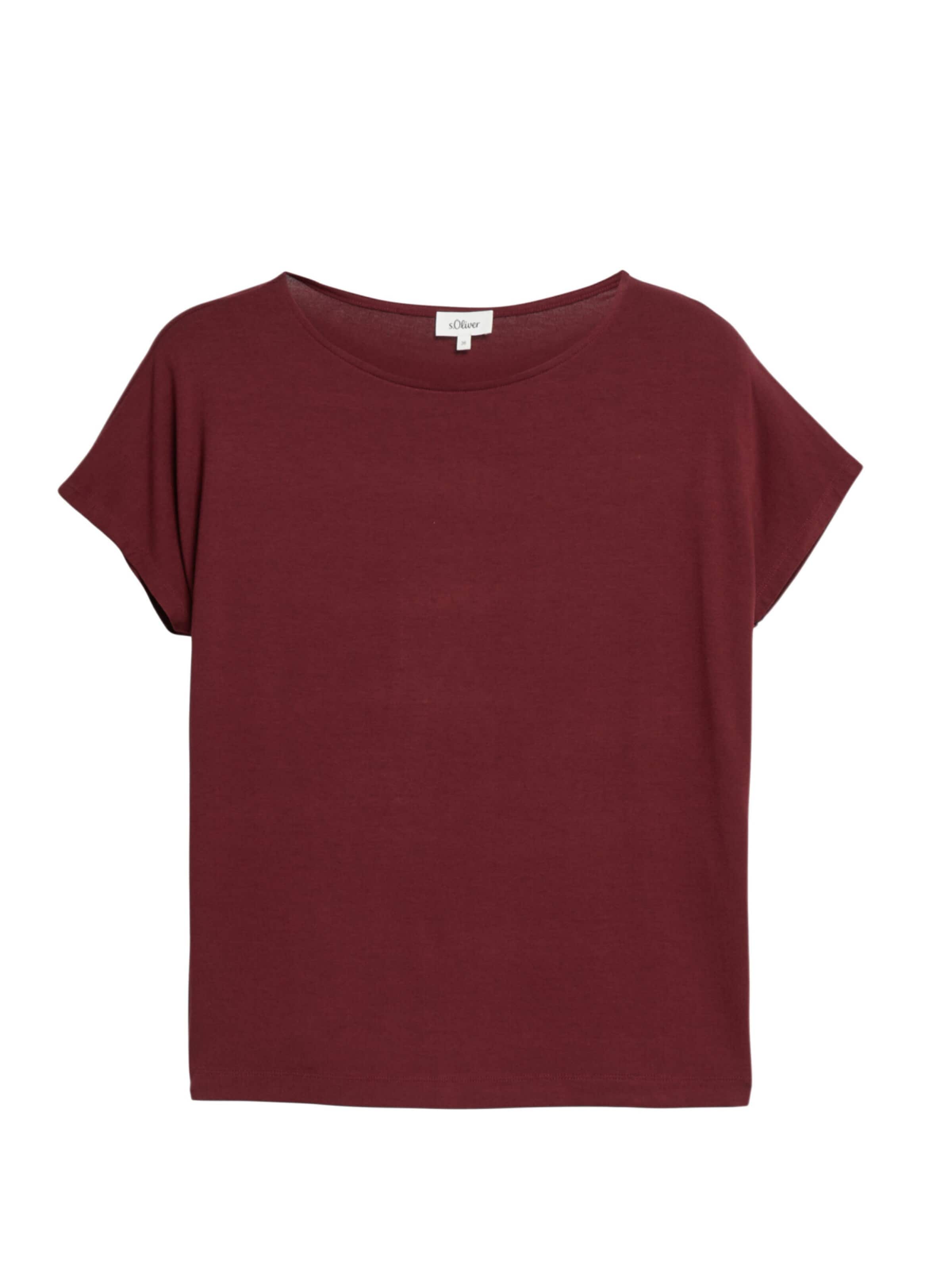 s.Oliver Shirt 's.Oliver - Dames t-shirt' in Red: front