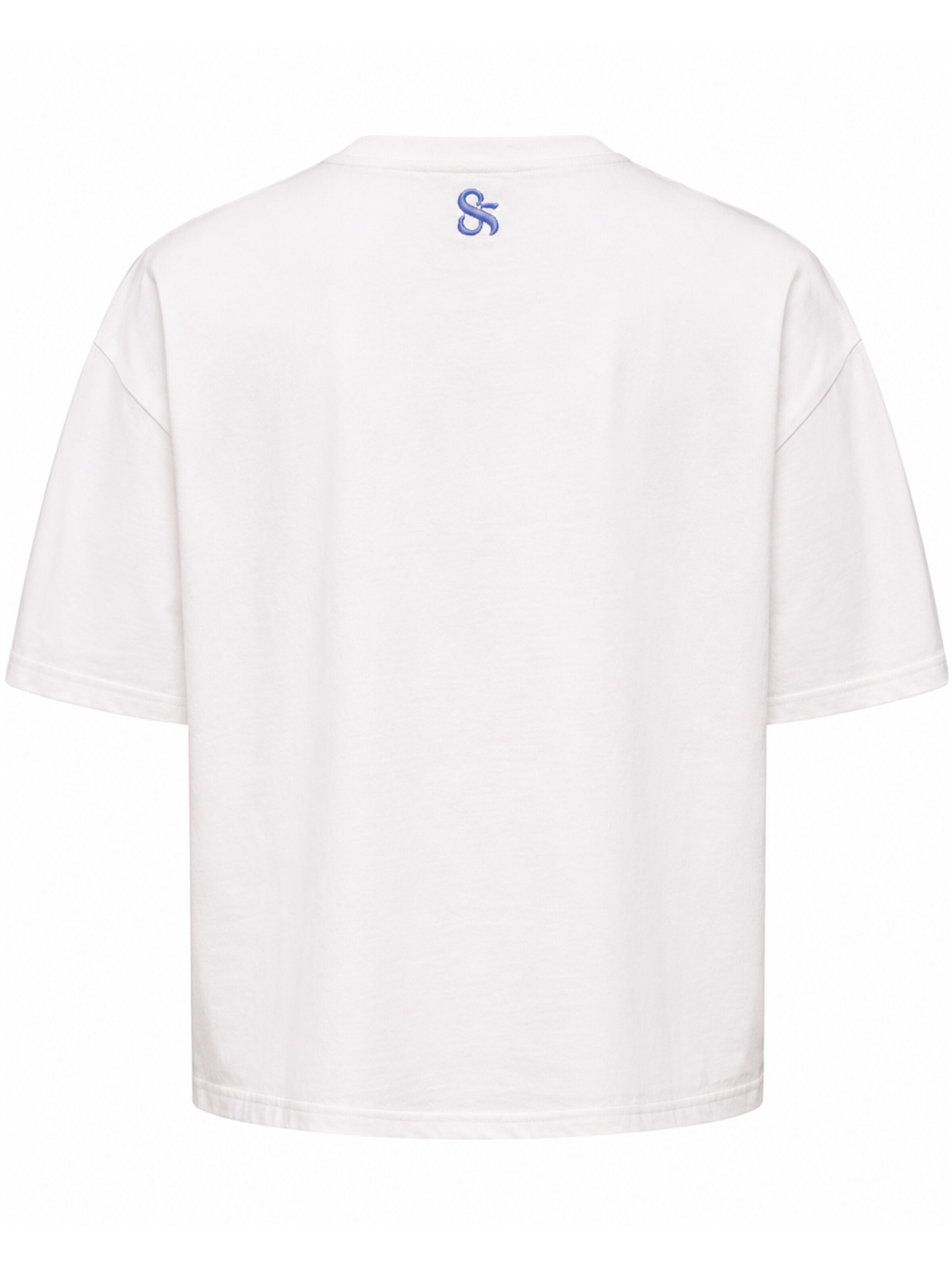 Perfect&Basic - Camiseta 'Oversize Tee Unisex – “Ola Azul”' en azul