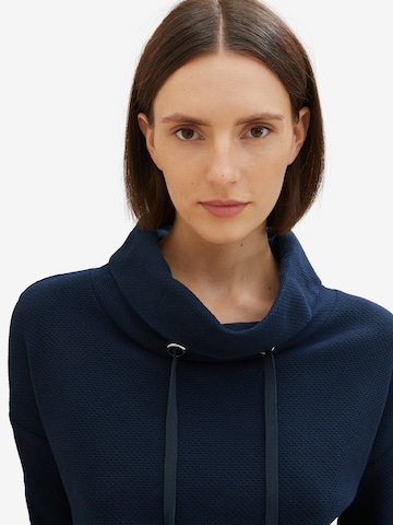 TOM TAILOR Sweatshirt in Blau