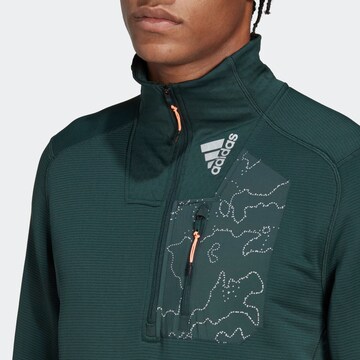 Felpa sportiva 'X-City Cold.Rdy' di ADIDAS SPORTSWEAR in verde