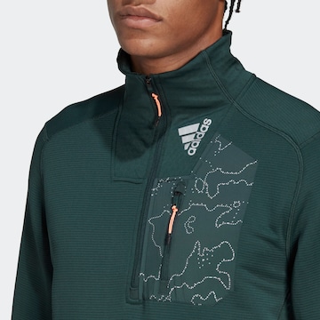 ADIDAS SPORTSWEAR - Sweatshirt de desporto 'X-City Cold.Rdy' em verde