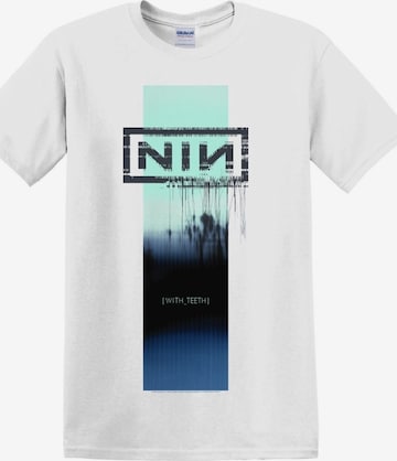 NINE INCH NAILS Shirt 'Nine Inch Nails With Teeth T-Shirt' in Weiß: Vorderseite