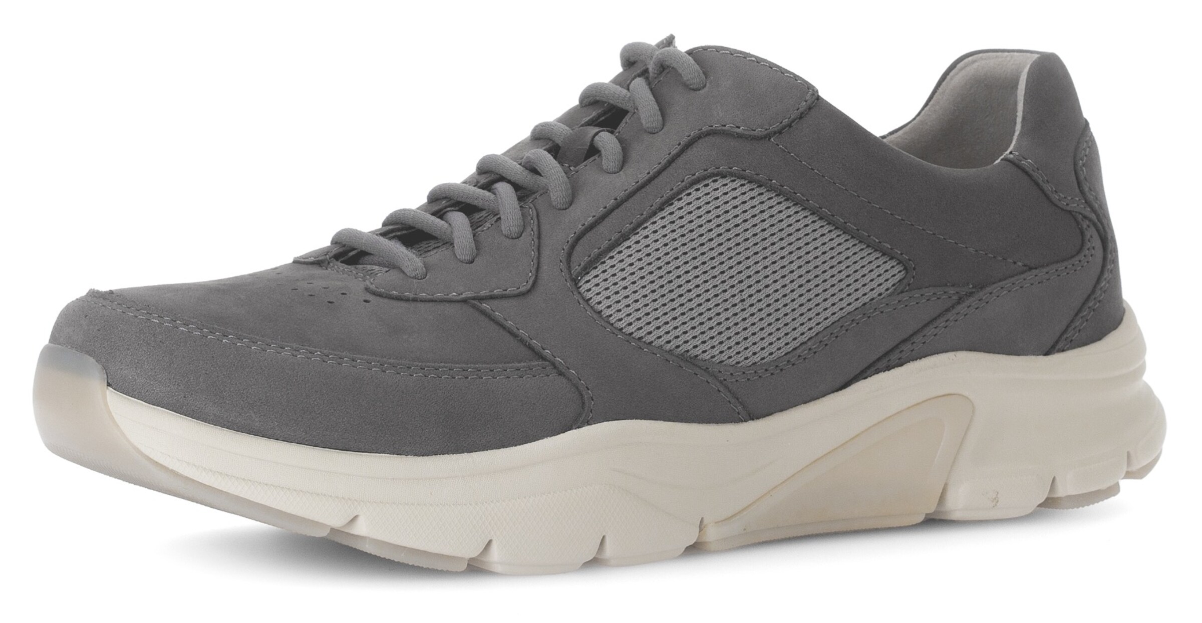 Gabor Rollingsoft Sneaker in Grau: Vorderseite