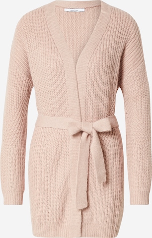 ABOUT YOU Knit Cardigan 'Aleana' in Pink: front