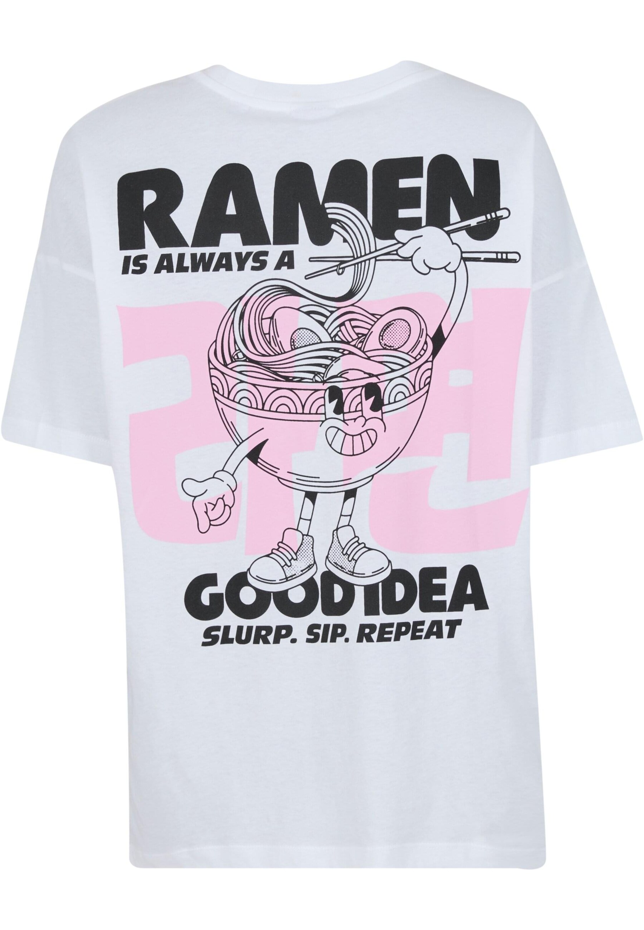 Noisy may Shirt 'Ramen' in White