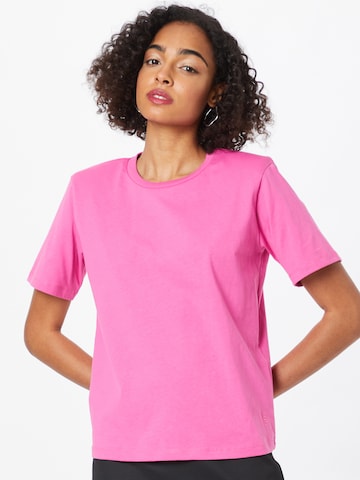 rozā Gestuz T-Krekls 'Jory': no priekšpuses