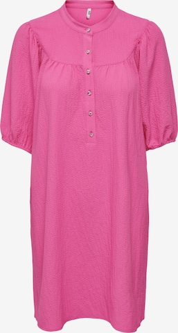 JDY Платье-рубашка 'Nora' в Ярко-розовый: спереди