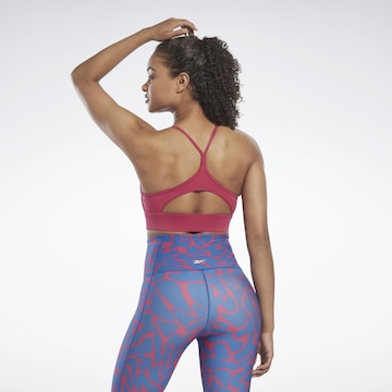 Bustieră Sutien sport 'Workout Ready' de la Reebok pe roz