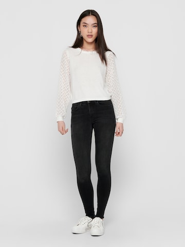 ONLY Skinny Jeans 'Blush' in Schwarz