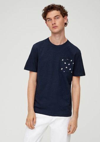 s.Oliver T-Shirt in Blau: predná strana