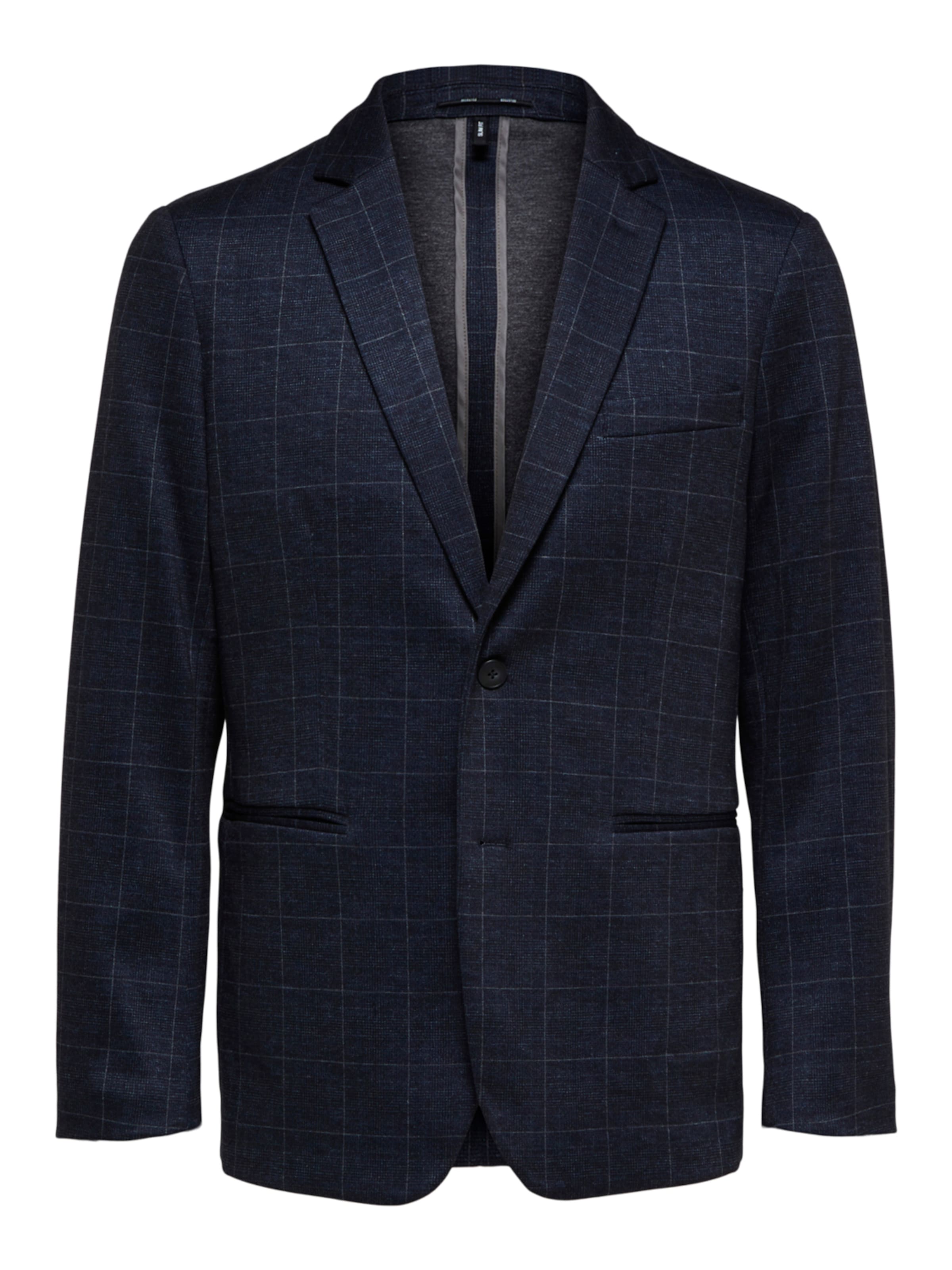 SELECTED Kitsas lõige Pintsak 'Reno', värv sinine: eest vaates