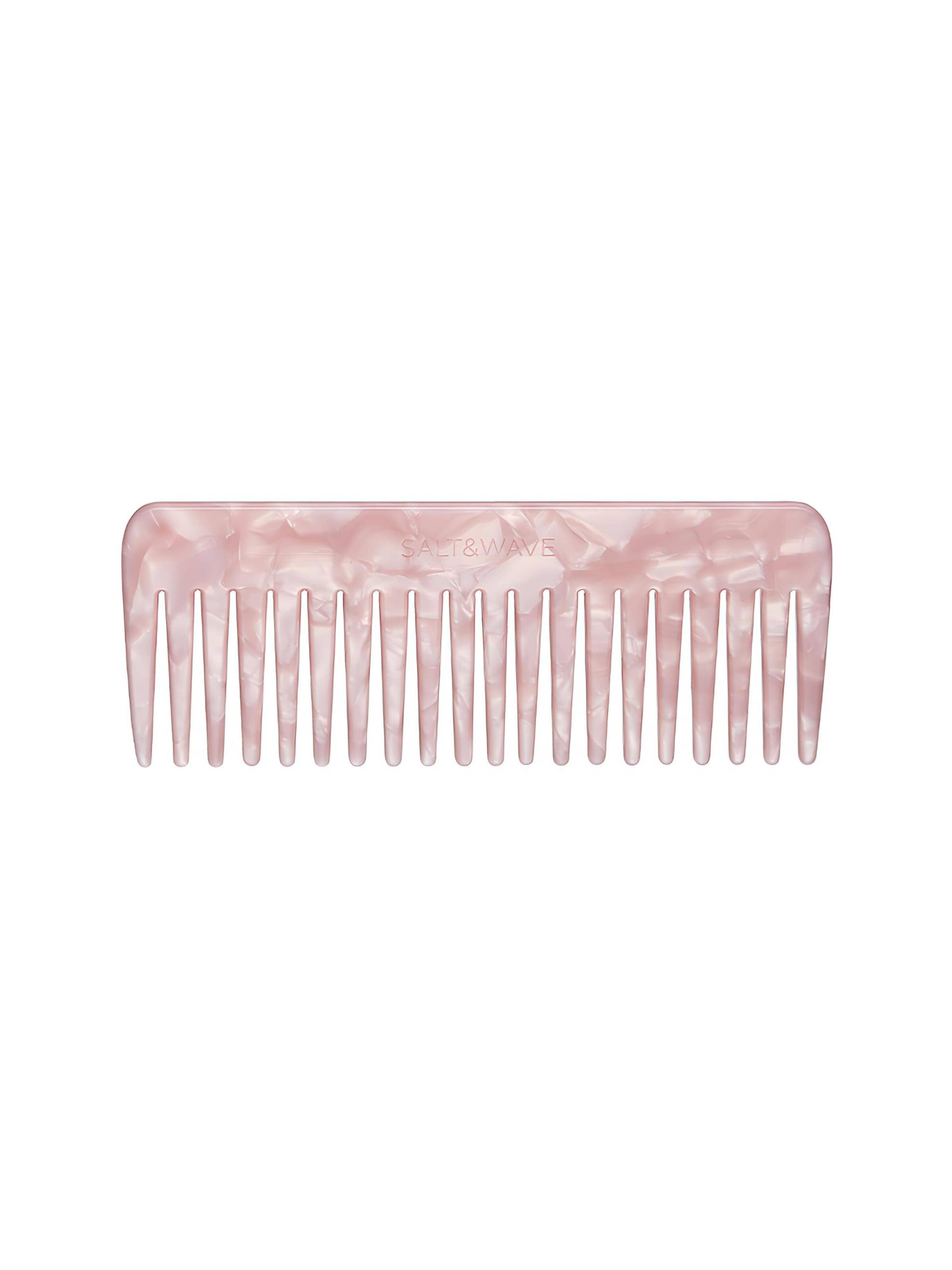 rozā SALT&WAVE Aksesuāri matiem 'Santorini Comb': no priekšpuses