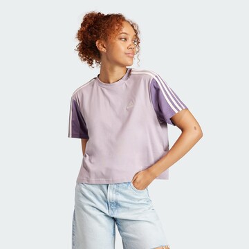 ADIDAS SPORTSWEAR Koszulka funkcyjna 'Essentials' w kolorze fioletowy: przód