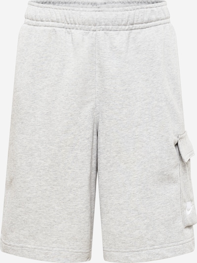 Nike Sportswear Pantalón cargo en gris moteado / blanco, Vista del producto