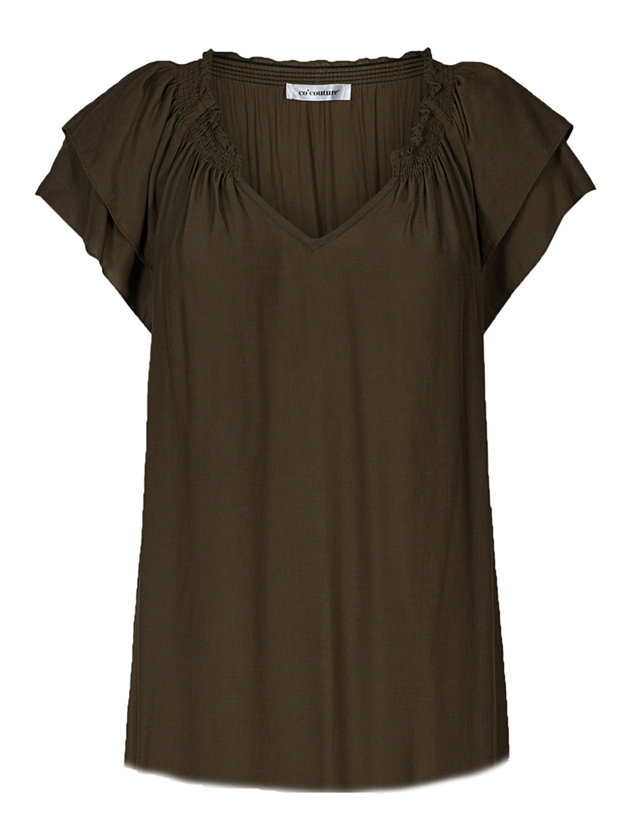 Camicia da donna 'Sunrise' di co'couture in verde: frontale