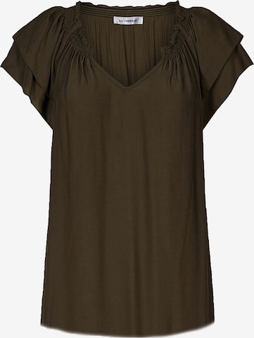 Chemisier 'Sunrise' co'couture en vert : devant