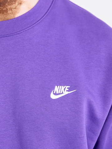 Nike Sportswear Collegepaita 'CLUB' värissä lila