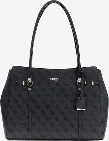 Borsa a spalla 'Leona' di GUESS in nero: frontale