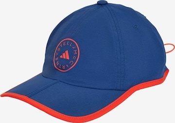 ADIDAS BY STELLA MCCARTNEY Athletic Cap 'Run' in Blue: front