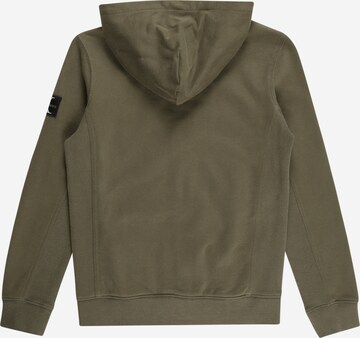 Calvin Klein Jeans - Sudadera con cremallera en verde