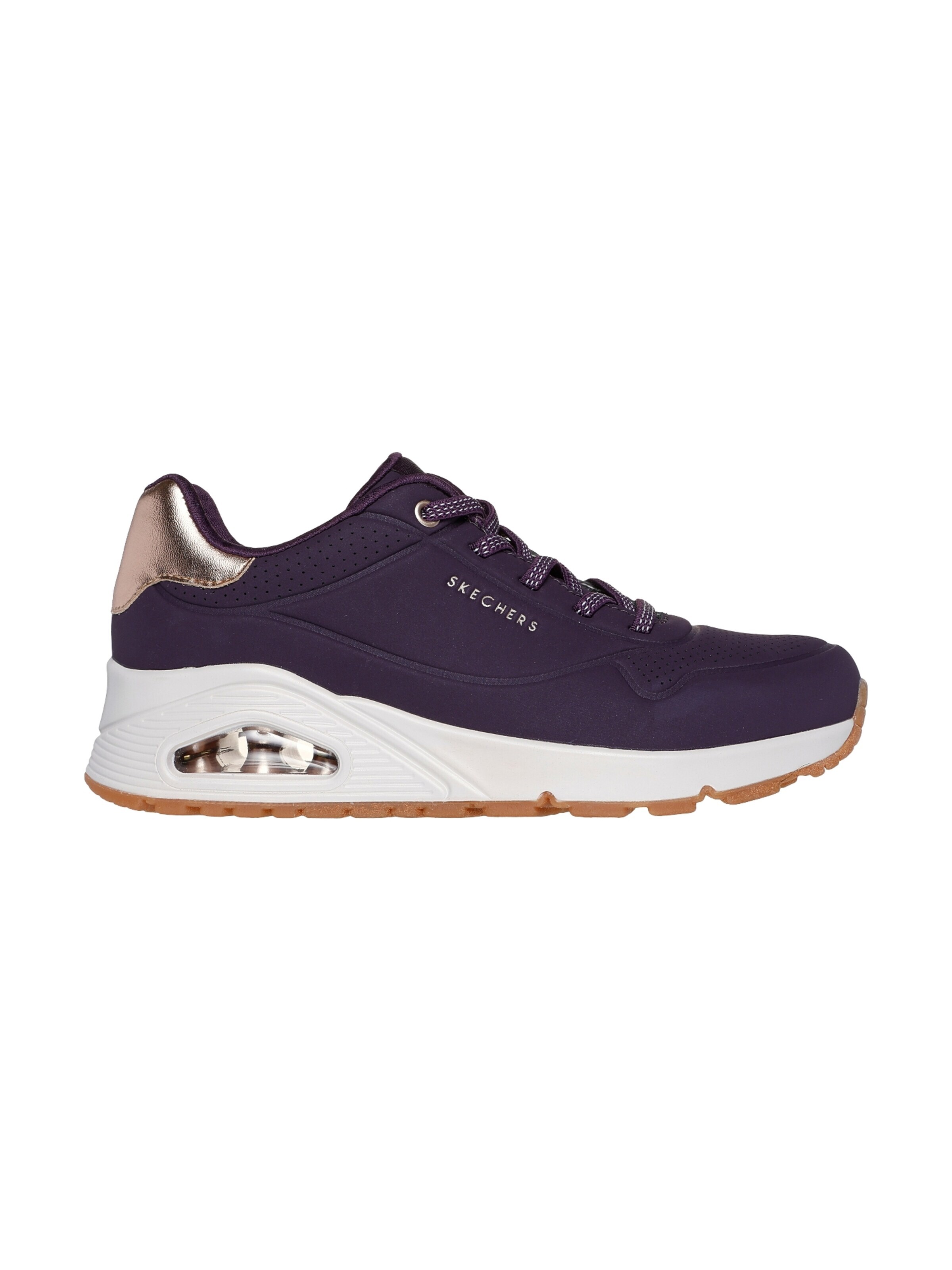 SKECHERS - Calzado deportivo con cordones en lila