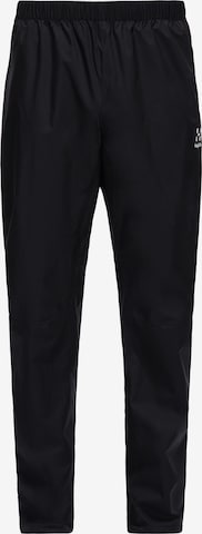 Haglöfs Regular Outdoor Pants 'L.I.M PROOF' in Black: front