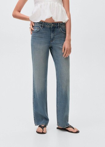 MANGO TEEN Regular Jeans 'Dirty' in Blue: front