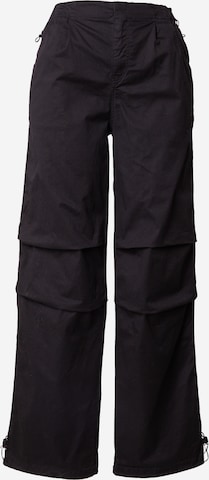 Regular Pantalon Tally Weijl en noir : devant