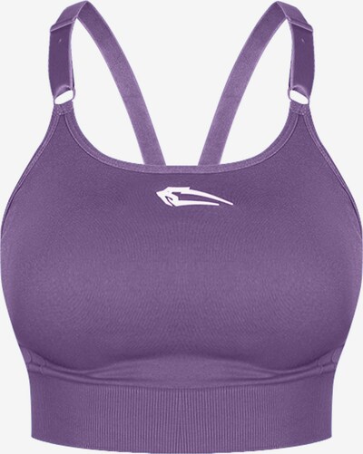 Smilodox Soutien-gorge de sport 'Noami' en violet foncé / blanc, Vue avec produit