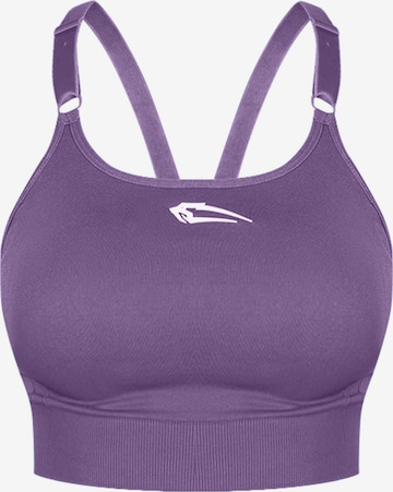 Smilodox Sports Bra 'Noami' in Purple: front