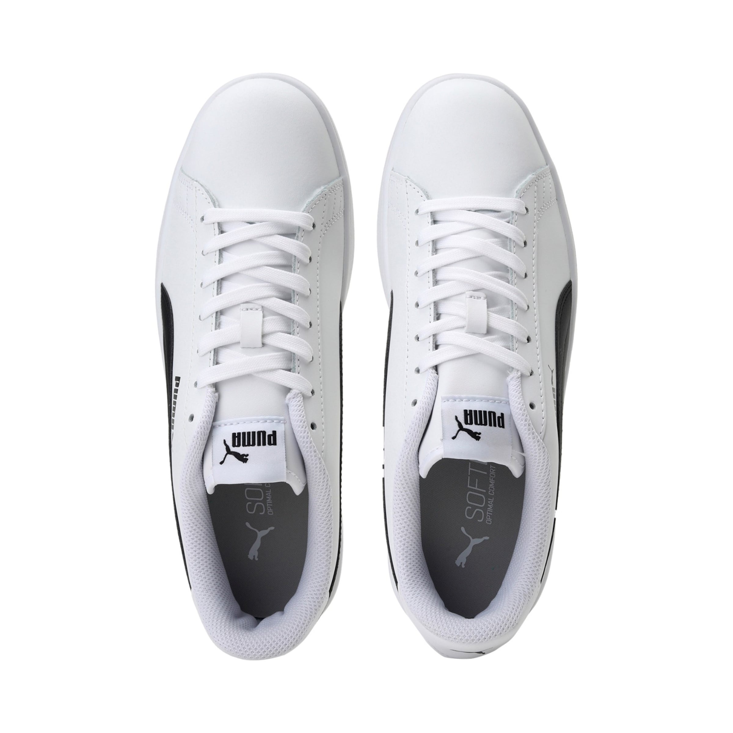 PUMA Čevlji na vezalke 'Smash V2' | bela barva