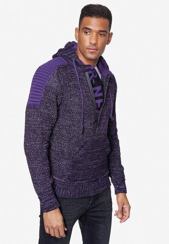 Rusty Neal Sweater 'Knitwear' in Purple: front