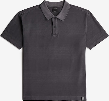 G-STAR Polo - 'Washed Jacquard Relaxed Polo' in Grau: Vorderseite