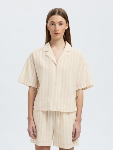 SELECTED FEMME Blouse in Wit: voorkant