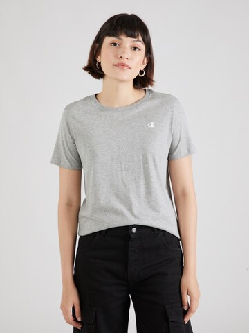 Champion Authentic Athletic Apparel T-Shirt in Grau: Vorderseite