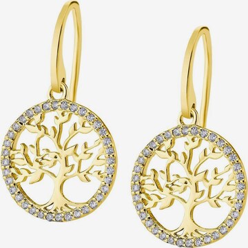 LOTUS SILVER Earrings in Gold: front