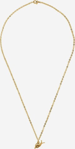 Gemshine Necklace 'Schnecke' in Gold: front