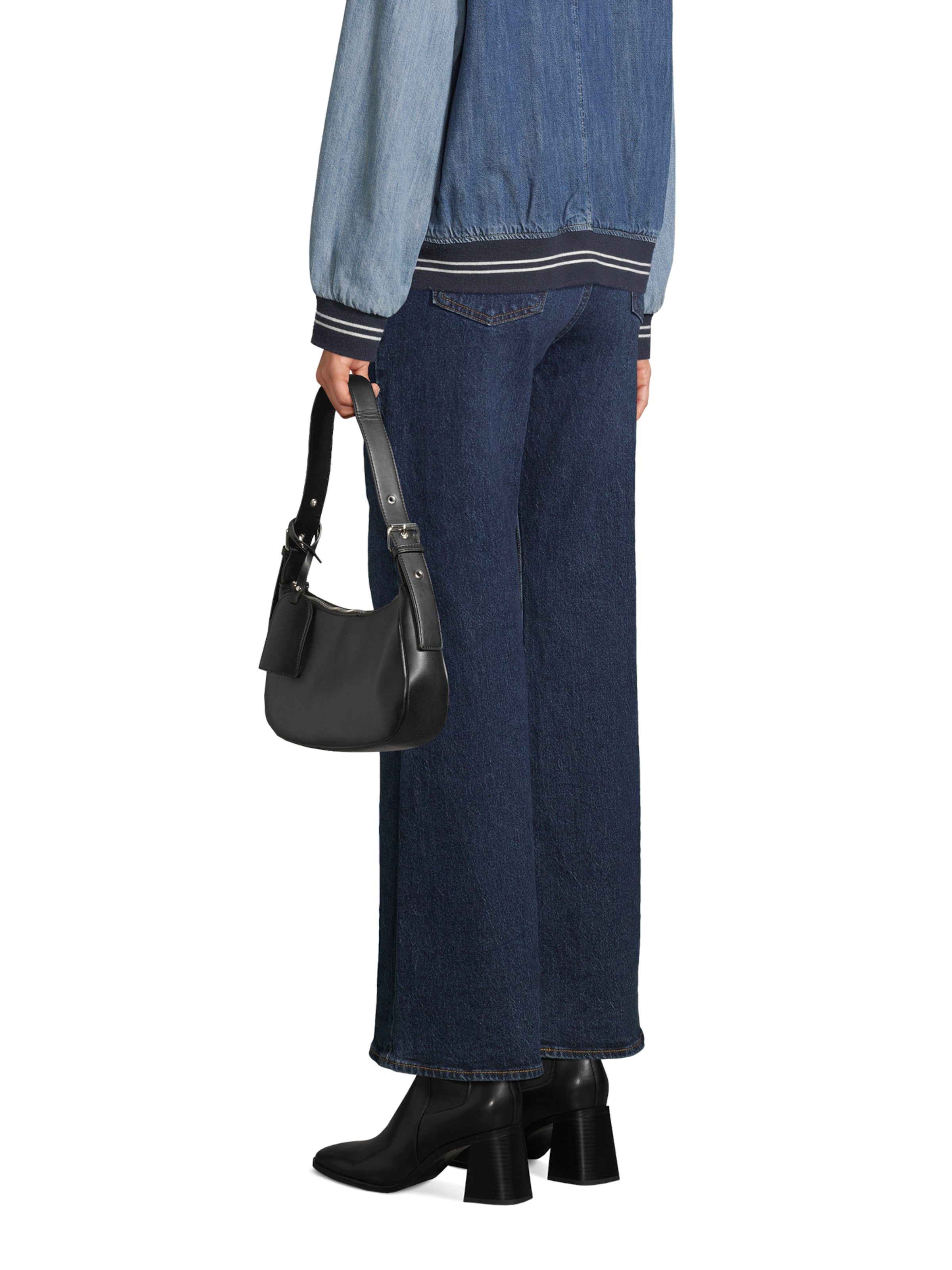 Borsa a spalla di ABOUT YOU in nero: frontale