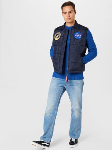 Gilet ALPHA INDUSTRIES en bleu