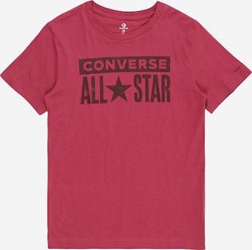 CONVERSE Shirt 'ALL STAR' in Rood: voorkant