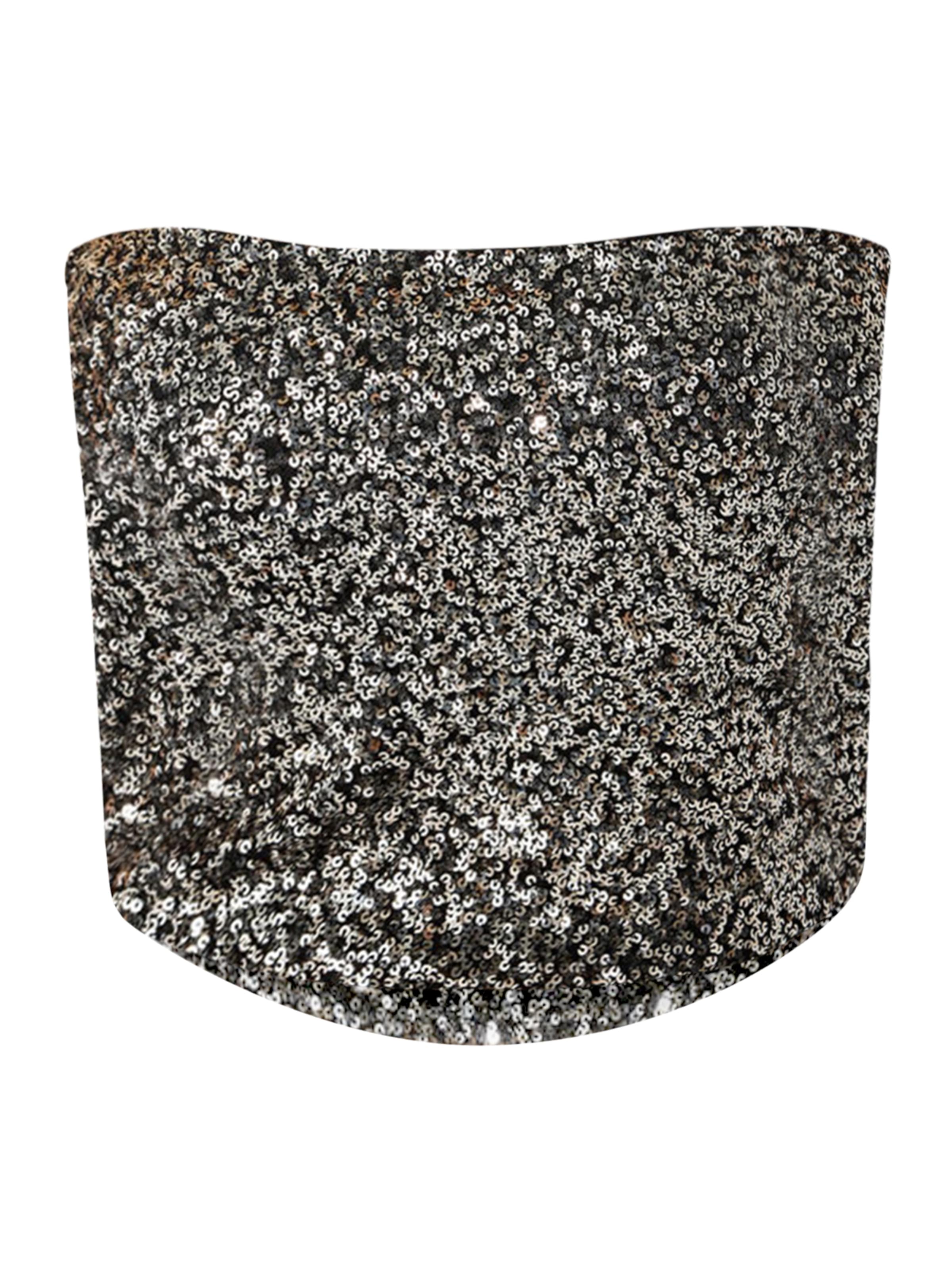 No Matter What Top in Silver: front